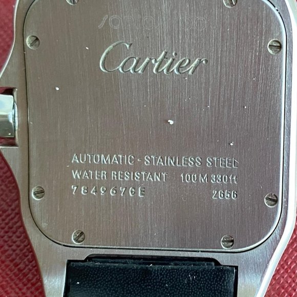 Cartier Men's Santos 100 XL Diamond Watch (PREOWN) - Picture 6 of 10
